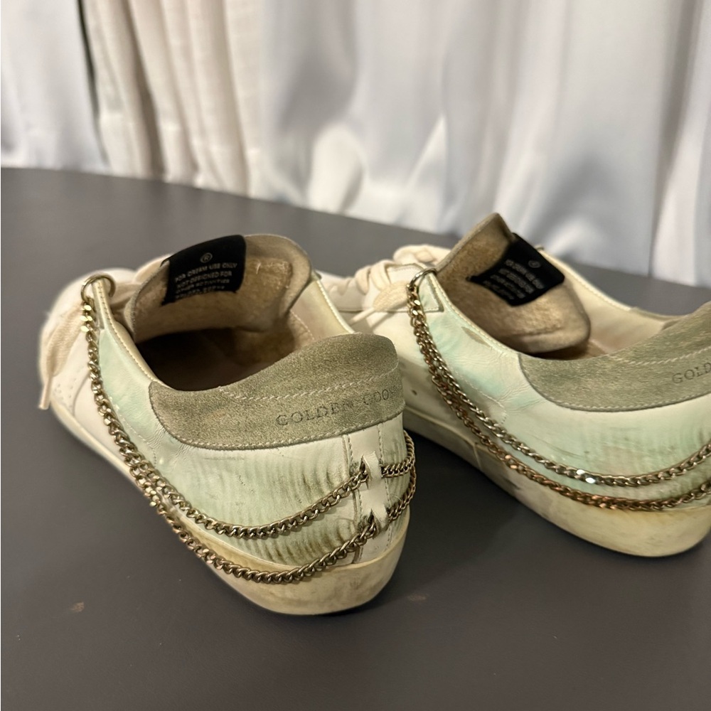 Golden Goose Cream White Low-Top Sneakers - Picture 4 of 5